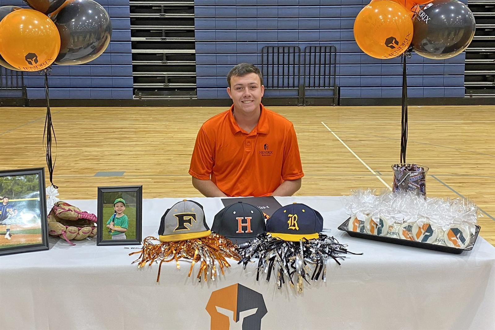 Cypress Ranch High School senior Gabe Massey signed his letter of intent to Hendrix College.